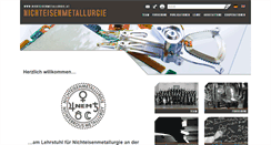 Desktop Screenshot of nichteisenmetallurgie.at